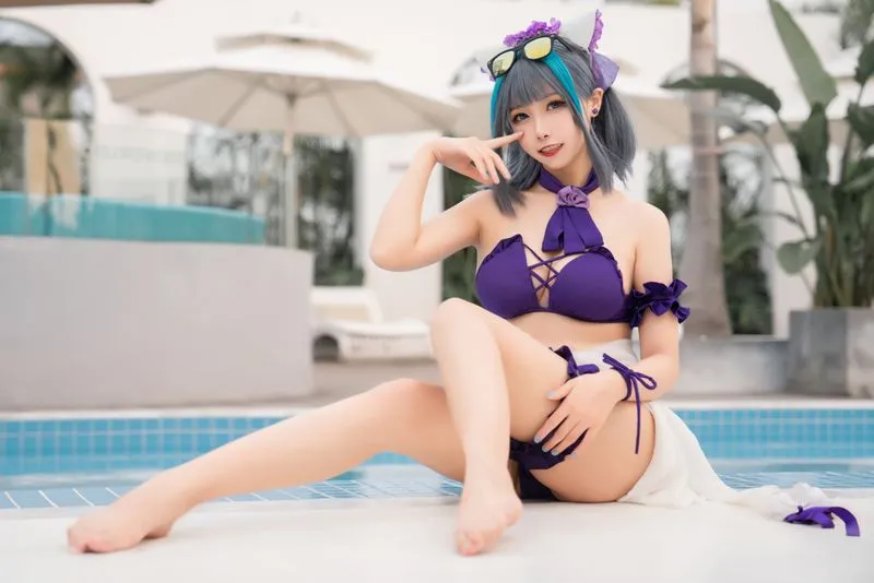 [Momoko葵葵] [40P+1V - 311MB] 碧蓝航线 - 柴郡