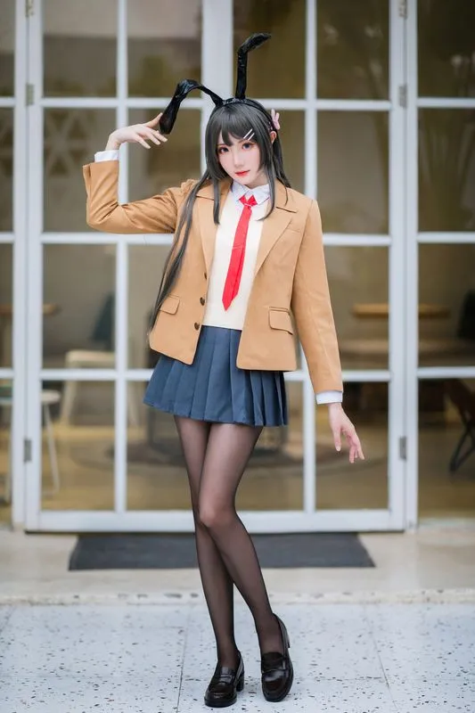 [瓜希酱] [22P - 99MB] 青春猪头少年 - 樱岛麻衣