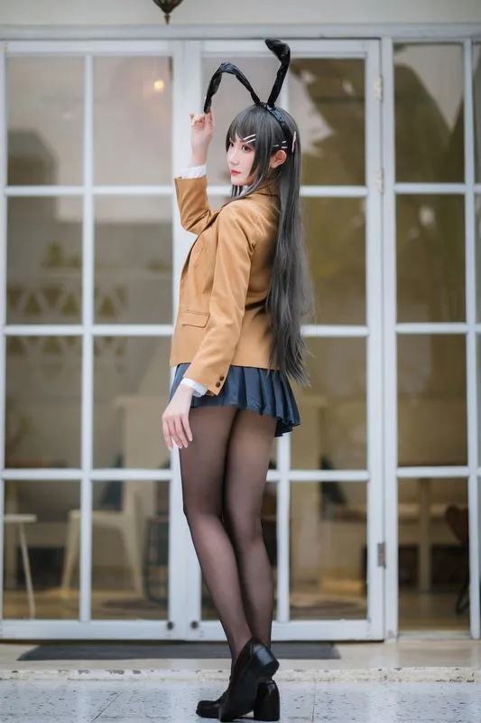 [瓜希酱] [22P - 99MB] 青春猪头少年 - 樱岛麻衣