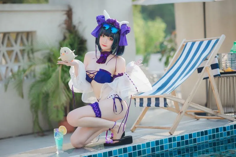 [瓜希酱] [32P - 102MB] 碧蓝航线 - 柴郡