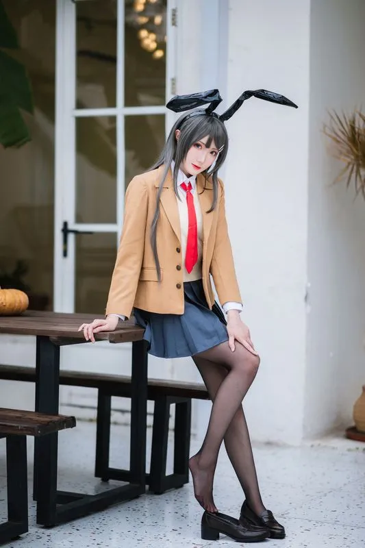 [瓜希酱] [22P - 99MB] 青春猪头少年 - 樱岛麻衣