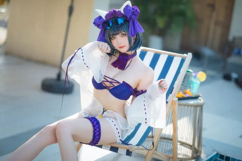 [瓜希酱] [32P - 102MB] 碧蓝航线 - 柴郡