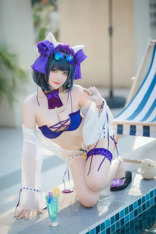 [瓜希酱] [32P - 102MB] 碧蓝航线 - 柴郡