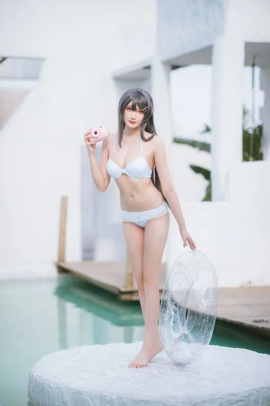 [瓜希酱] [28P - 104MB] 青春猪头少年 - 樱岛麻衣