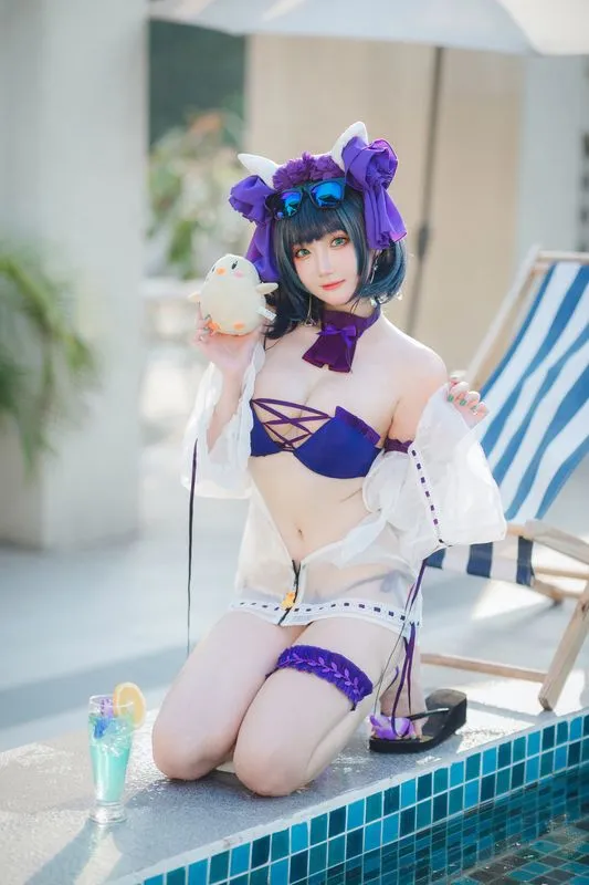 [瓜希酱] [32P - 102MB] 碧蓝航线 - 柴郡