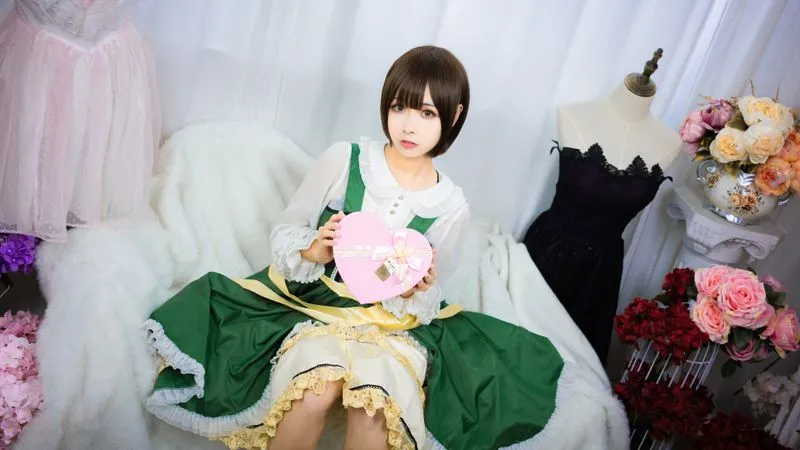 [Momoko葵葵] [10P - 168MB] 翠之海 - 陆乃-Gallery Cosplay