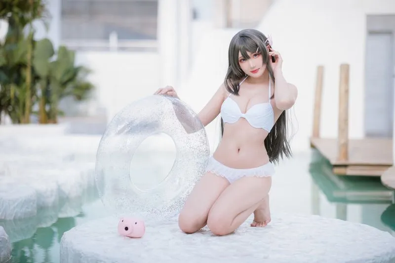 [瓜希酱] [28P - 104MB] 青春猪头少年 - 樱岛麻衣