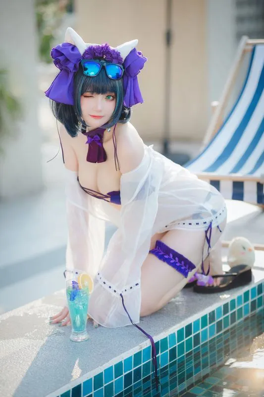 [瓜希酱] [32P - 102MB] 碧蓝航线 - 柴郡