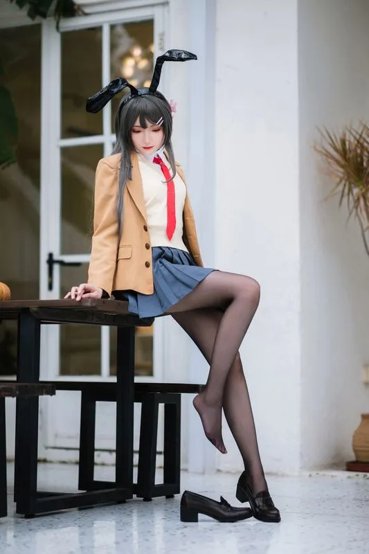 [瓜希酱] [22P - 99MB] 青春猪头少年 - 樱岛麻衣