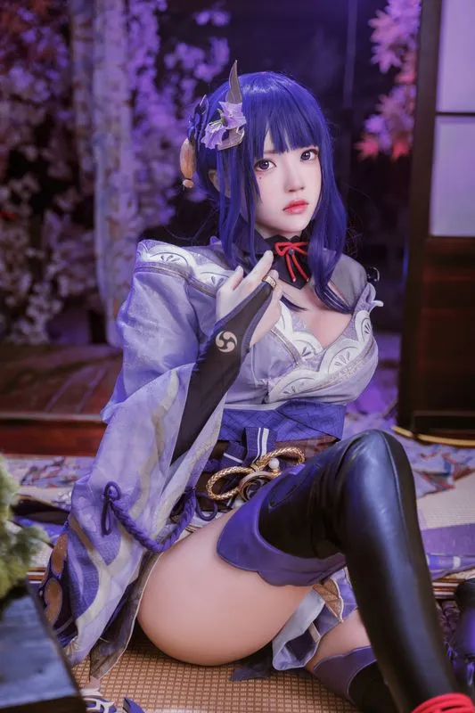 [桜桃喵] [46P+5S - 786MB] 原神 - 雷电将军